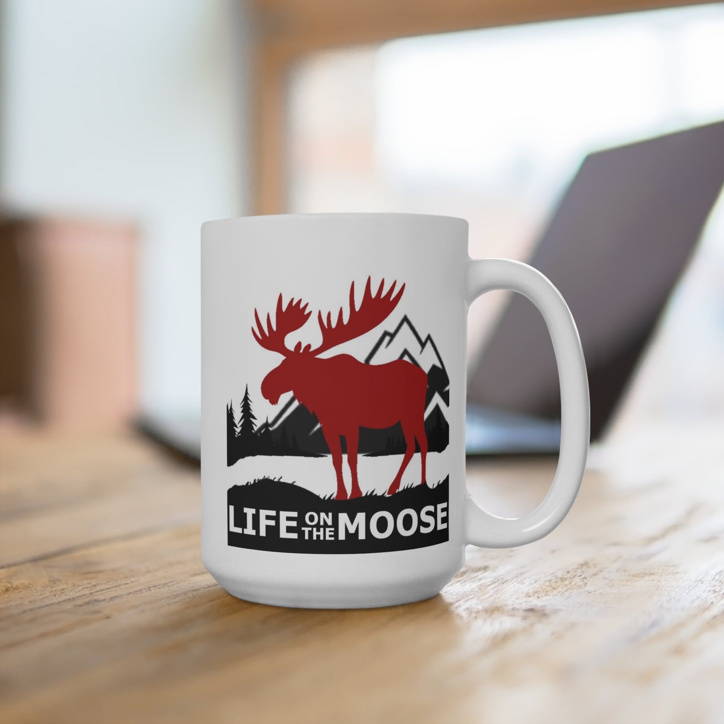 Life on the Moose Mug 15oz