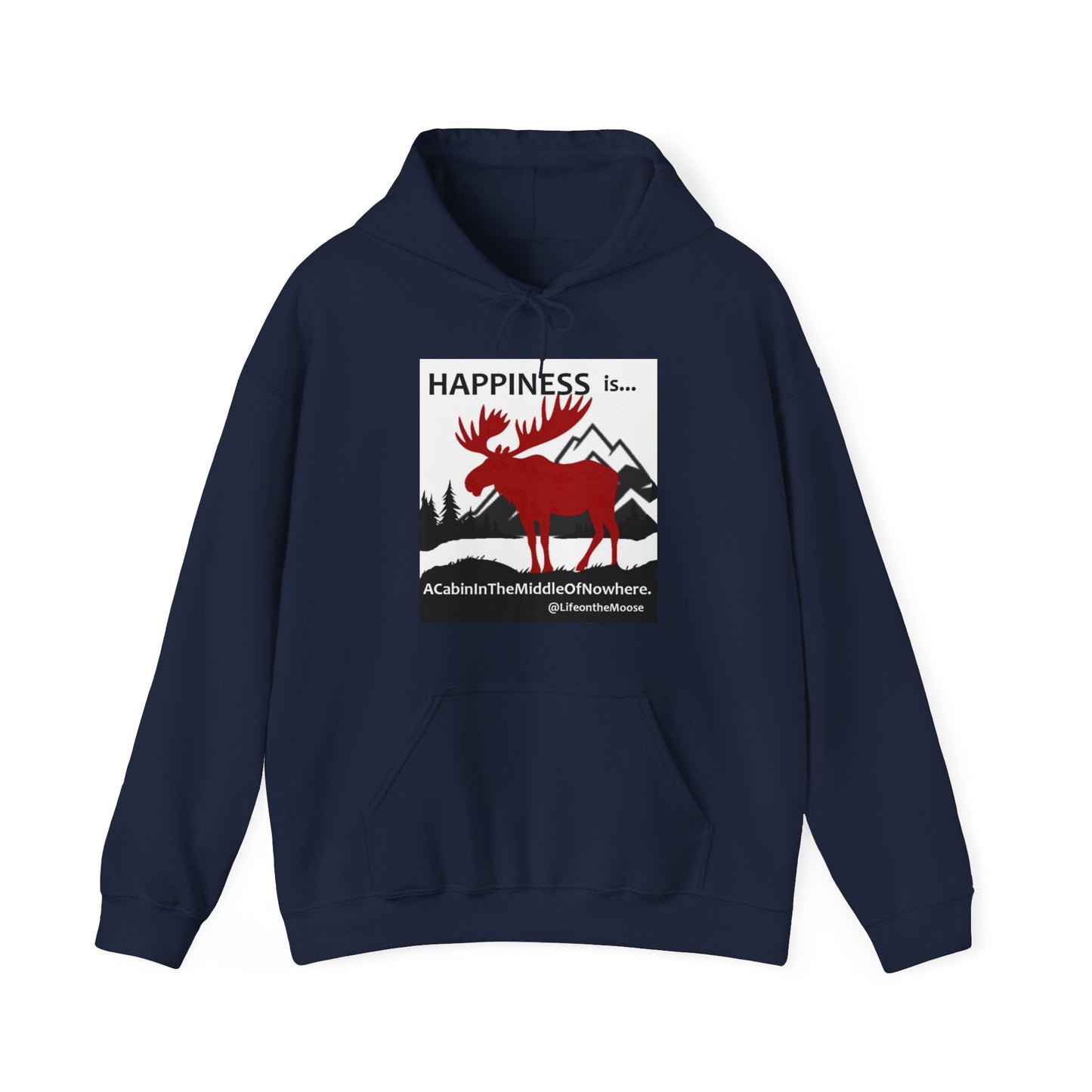 Happiness is a Cabin... Unisex Heavy Blend™ Hooded Sweatshirt