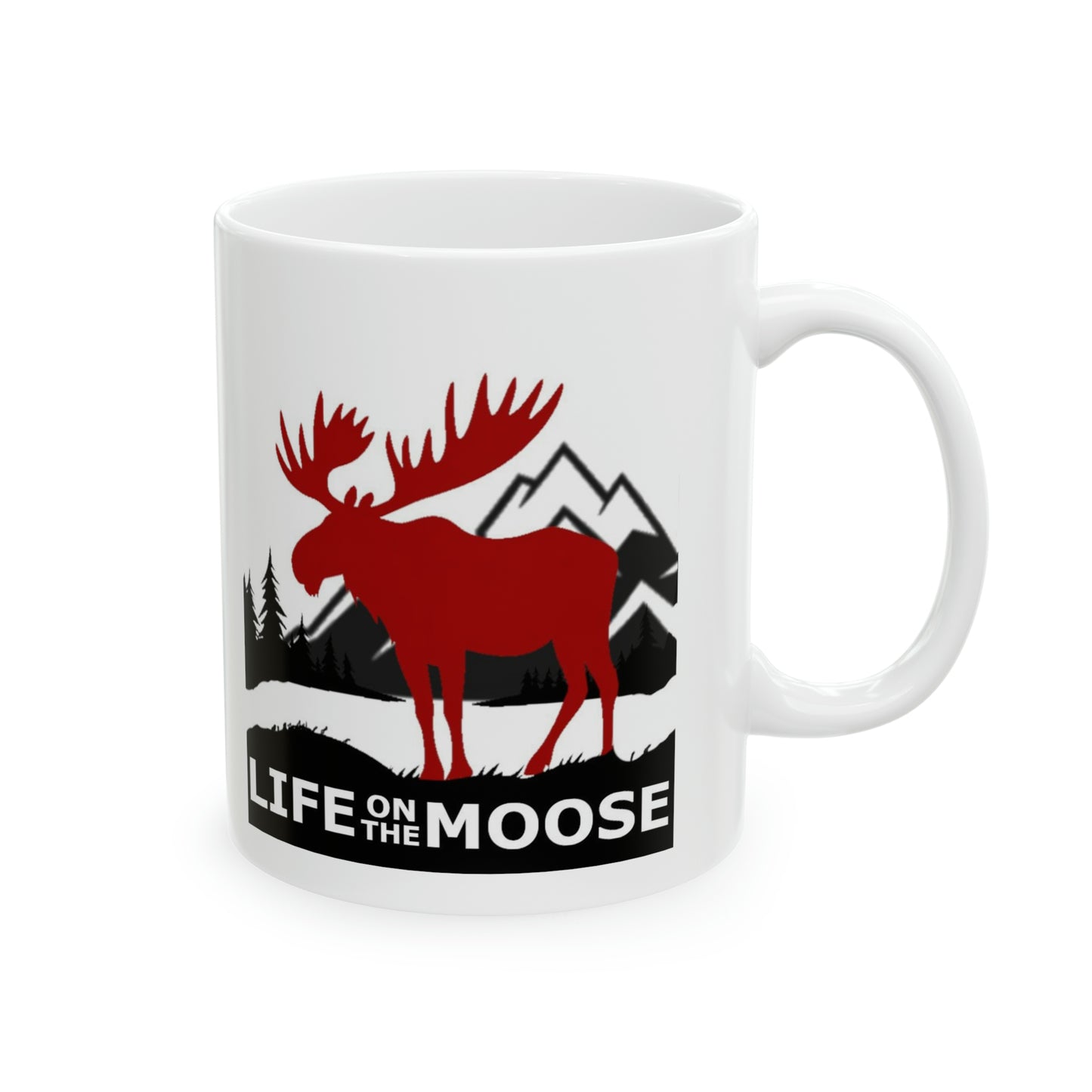 Life on the Moose Ceramic Mug 11oz