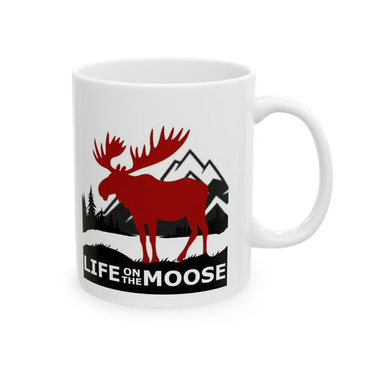 Life on the Moose Ceramic Mug 11oz