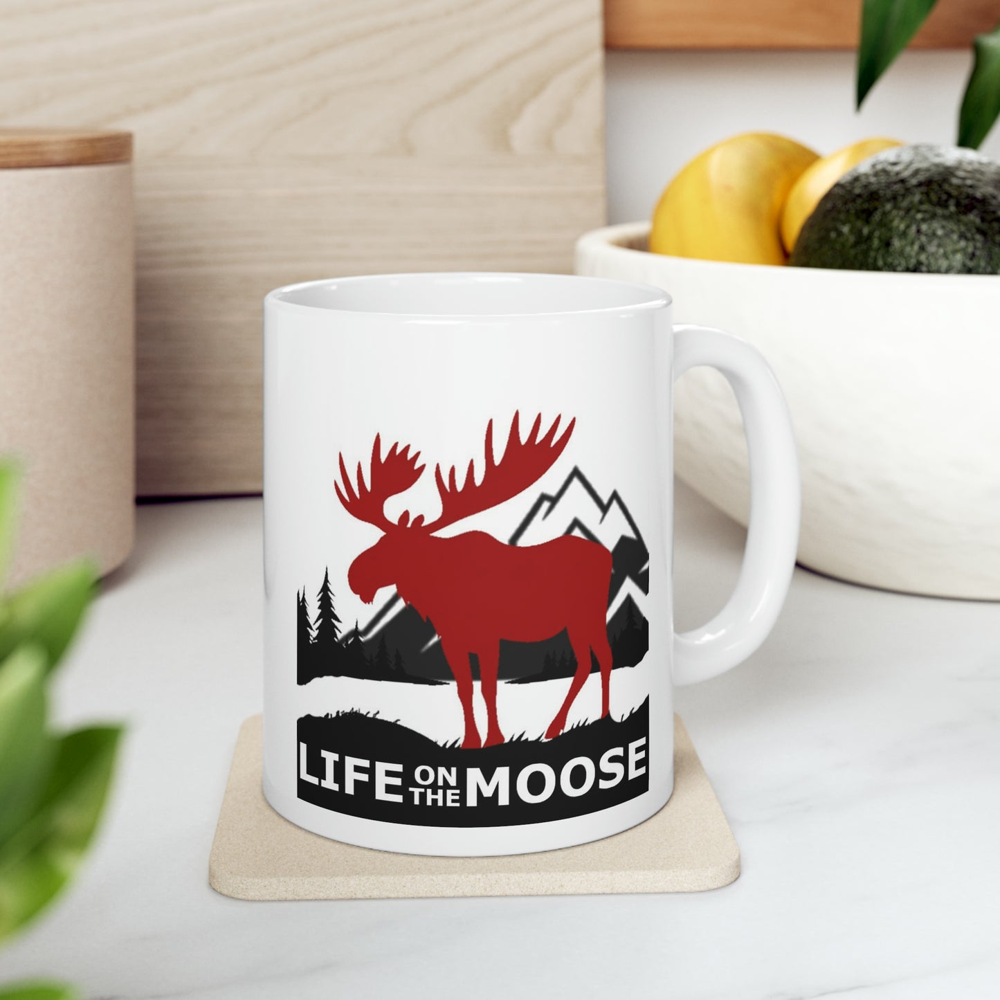 Life on the Moose Ceramic Mug 11oz