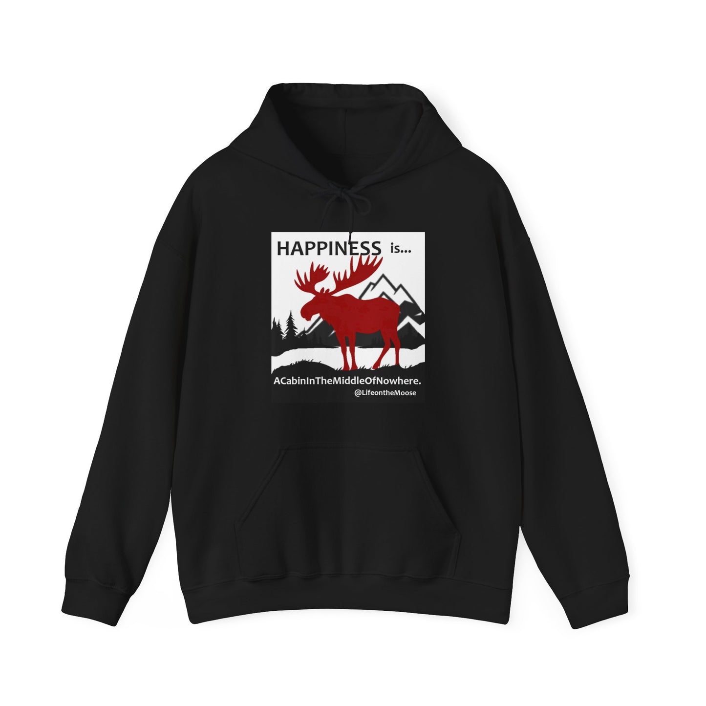 Happiness is a Cabin... Unisex Heavy Blend™ Hooded Sweatshirt