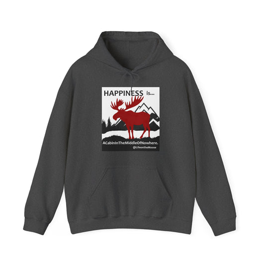 Happiness is a Cabin... Unisex Heavy Blend™ Hooded Sweatshirt