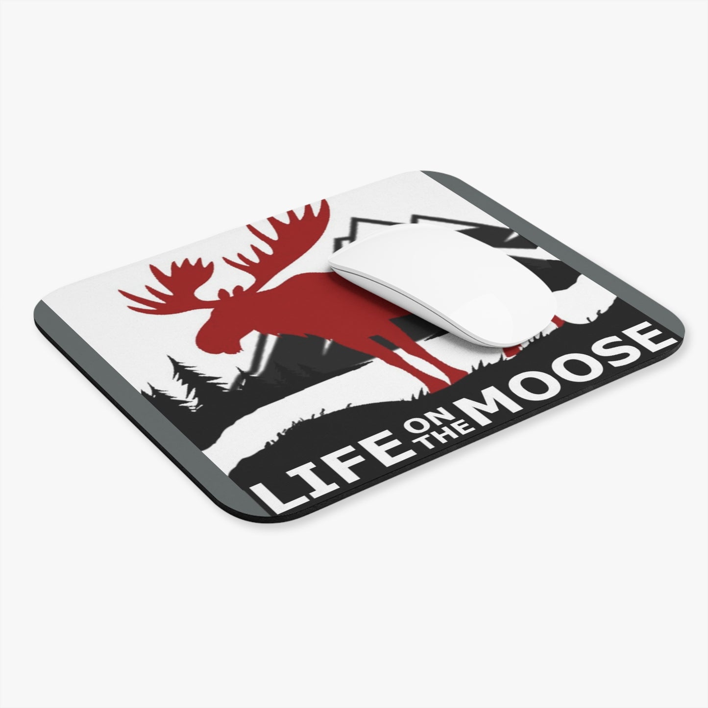 Life on the Moose Mouse Pad (Rectangle)